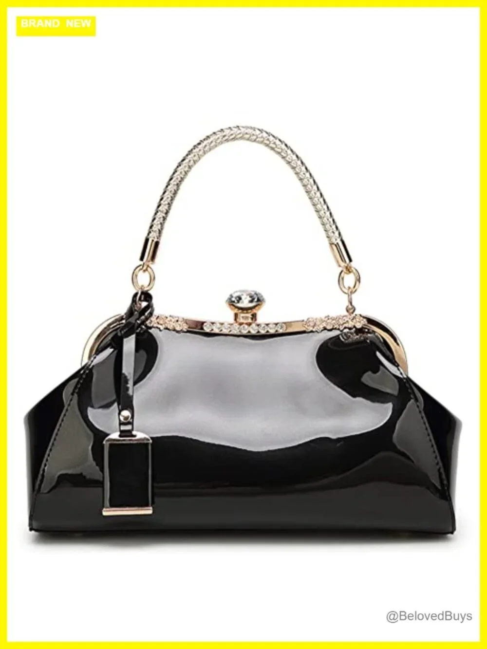 Faux Leather Top Handle Satchel Tote Crossbody Bag with Shoulder Strap